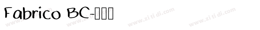 Fabrico BC字体转换